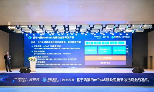 雙向奔赴，共創(chuàng)未來 螞蟻數(shù)科與潤開鴻戰(zhàn)略合作，發(fā)布mPaaS移動應(yīng)用開發(fā)產(chǎn)品，助力揚州軟件產(chǎn)業(yè)發(fā)展